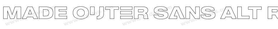 MADE Outer Sans Alt Regular PERSONAL USE字体转换